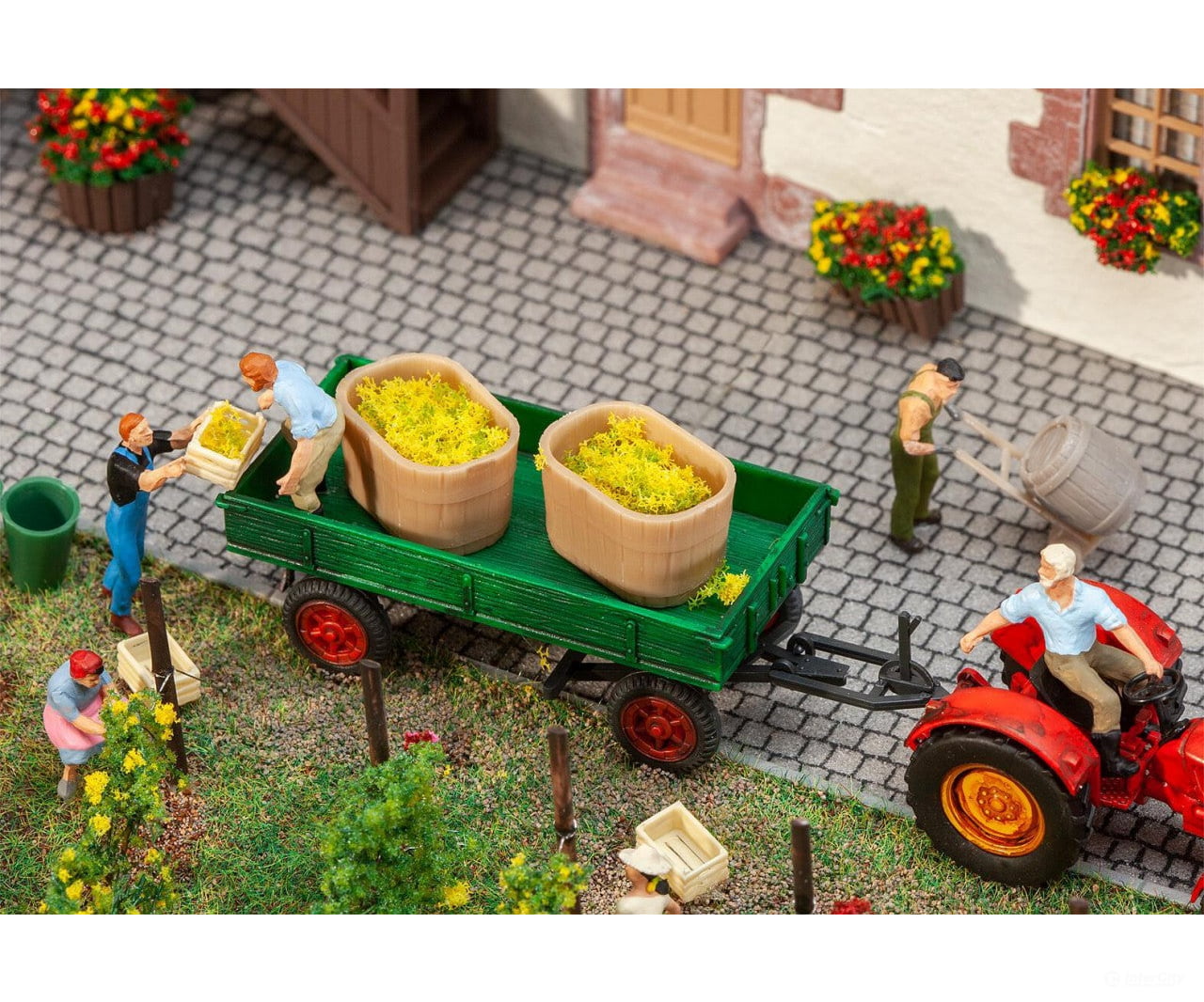 Faller 180972 Ho 2 Wooden Casks And Tubs Scenery Details