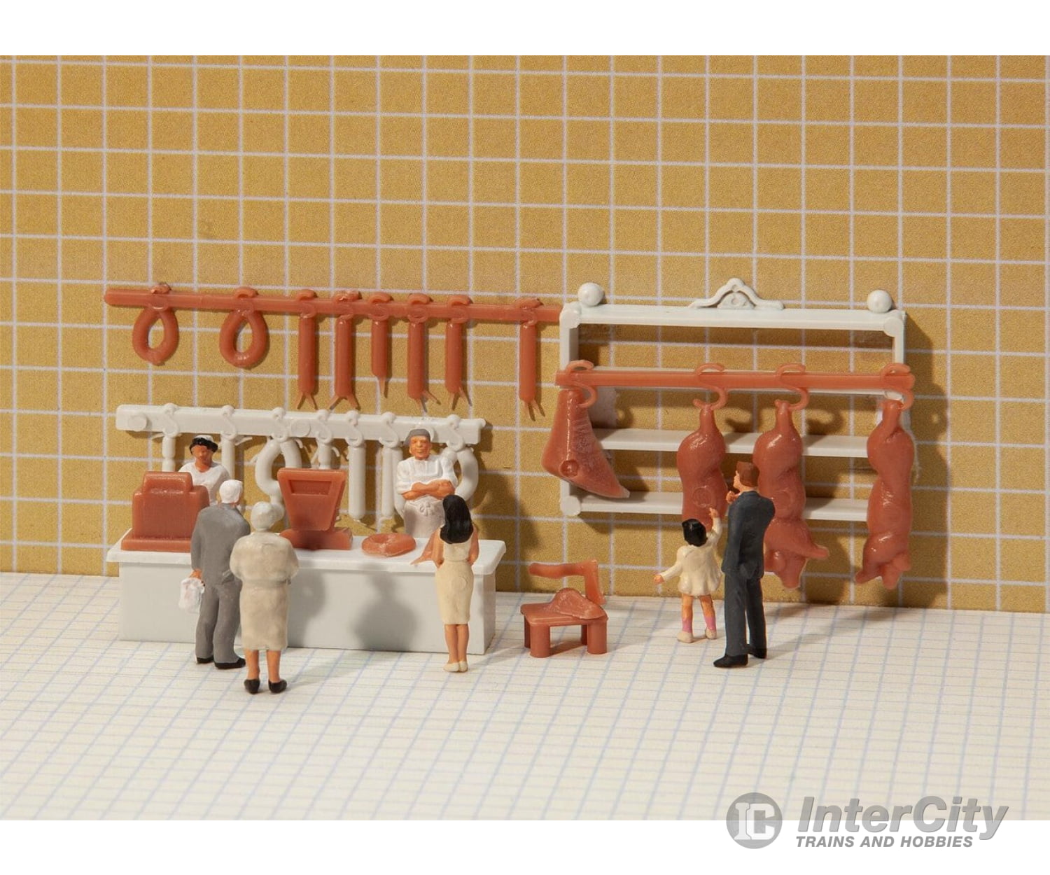 Faller 180974 Ho Butcher’s Shop Interior Decoration Scenery Details