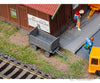 Faller 180990 Ho 2 Baggage Trolleys Grey Scenery Details