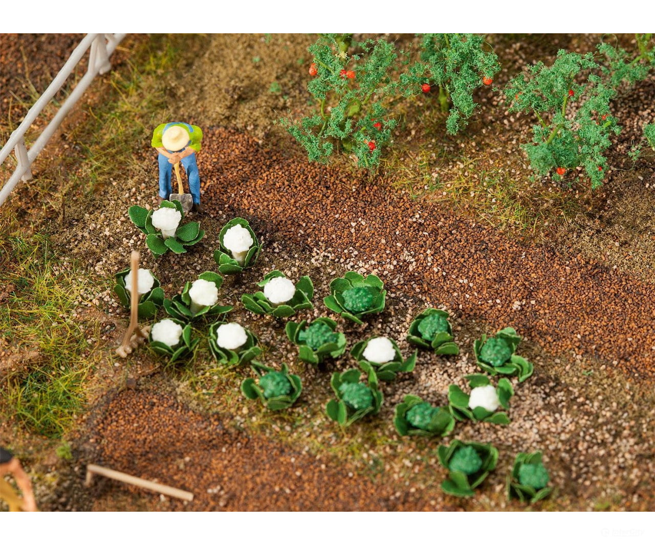 Faller 181257 Ho 10 Heads Of Green Cabbage And Heads Cauliflower Trees & Vegetation