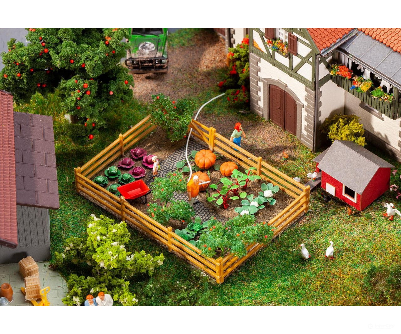 Faller 181277 Ho Kitchen Garden Trees & Vegetation