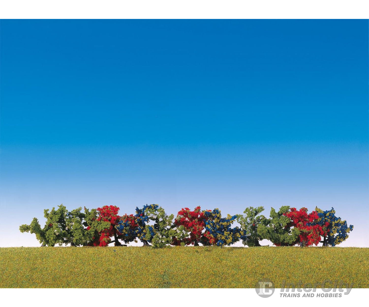 Faller 181474 Ho Tt N 12 Bushes Assortment Of Various Colours Trees & Vegetation