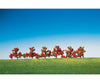 Faller 181476 Ho Tt N 6 Bushes Red Flowers Trees & Vegetation