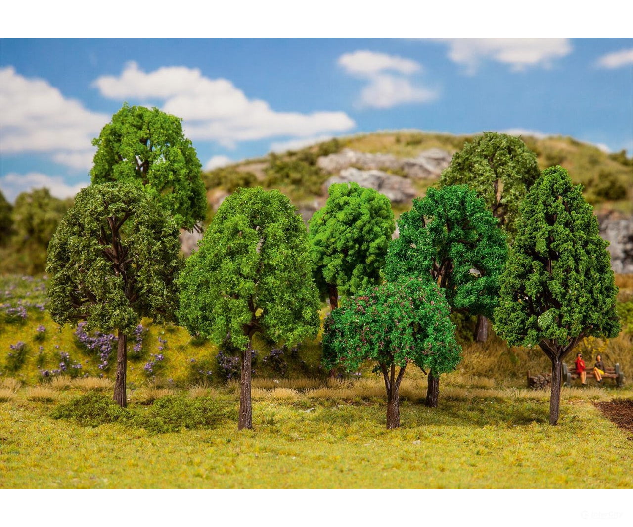 Faller 181477 H0 Tt N 20 Mixed Forest Trees Assorted Trees & Vegetation