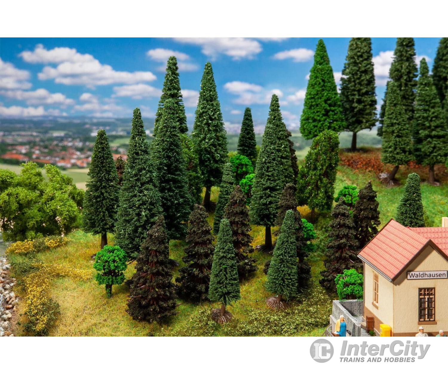 Faller 181530 Ho Tt 30 Mixed Forest Trees Assorted Trees & Vegetation