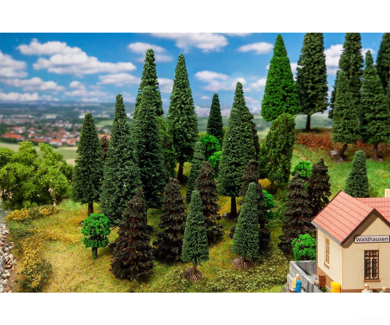 Faller 181530 Ho Tt 30 Mixed Forest Trees Assorted Trees & Vegetation