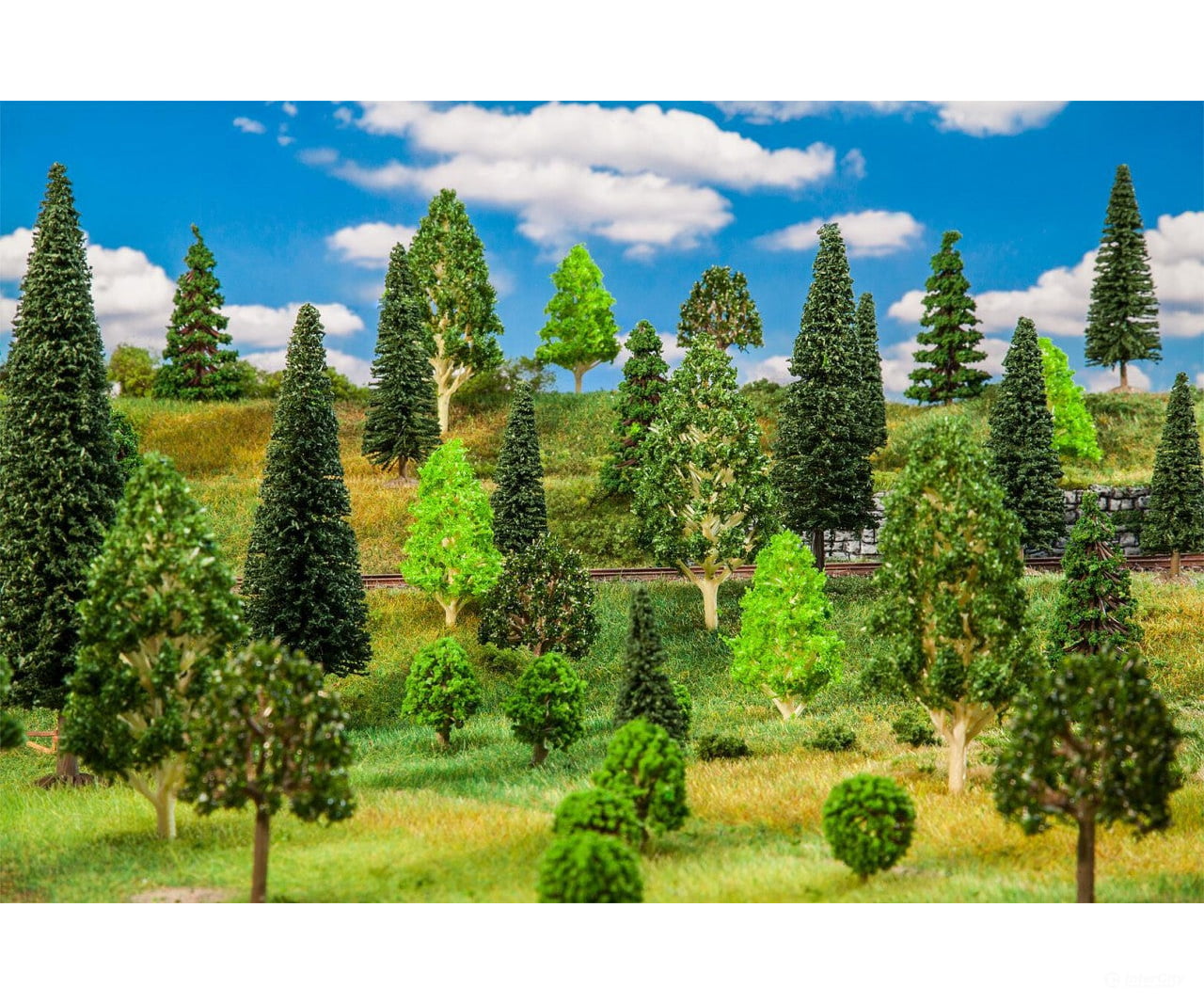 Faller 181536 Ho Tt 50 Mixed Forest Trees Assorted Trees & Vegetation