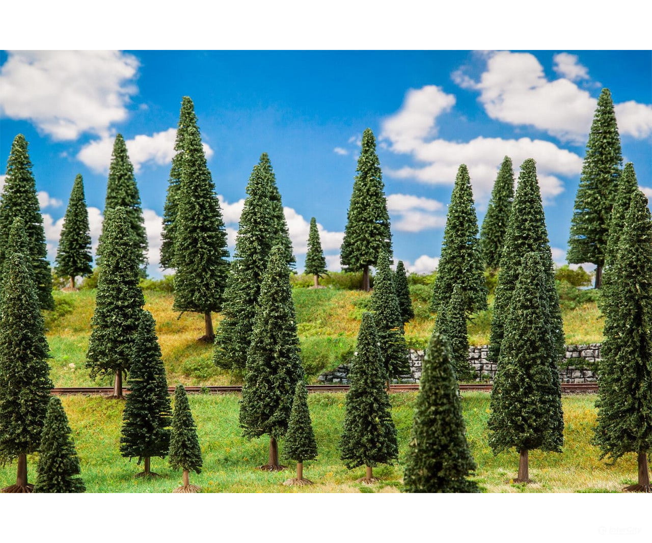Faller 181539 Ho Tt 50 Firs Assorted Trees & Vegetation