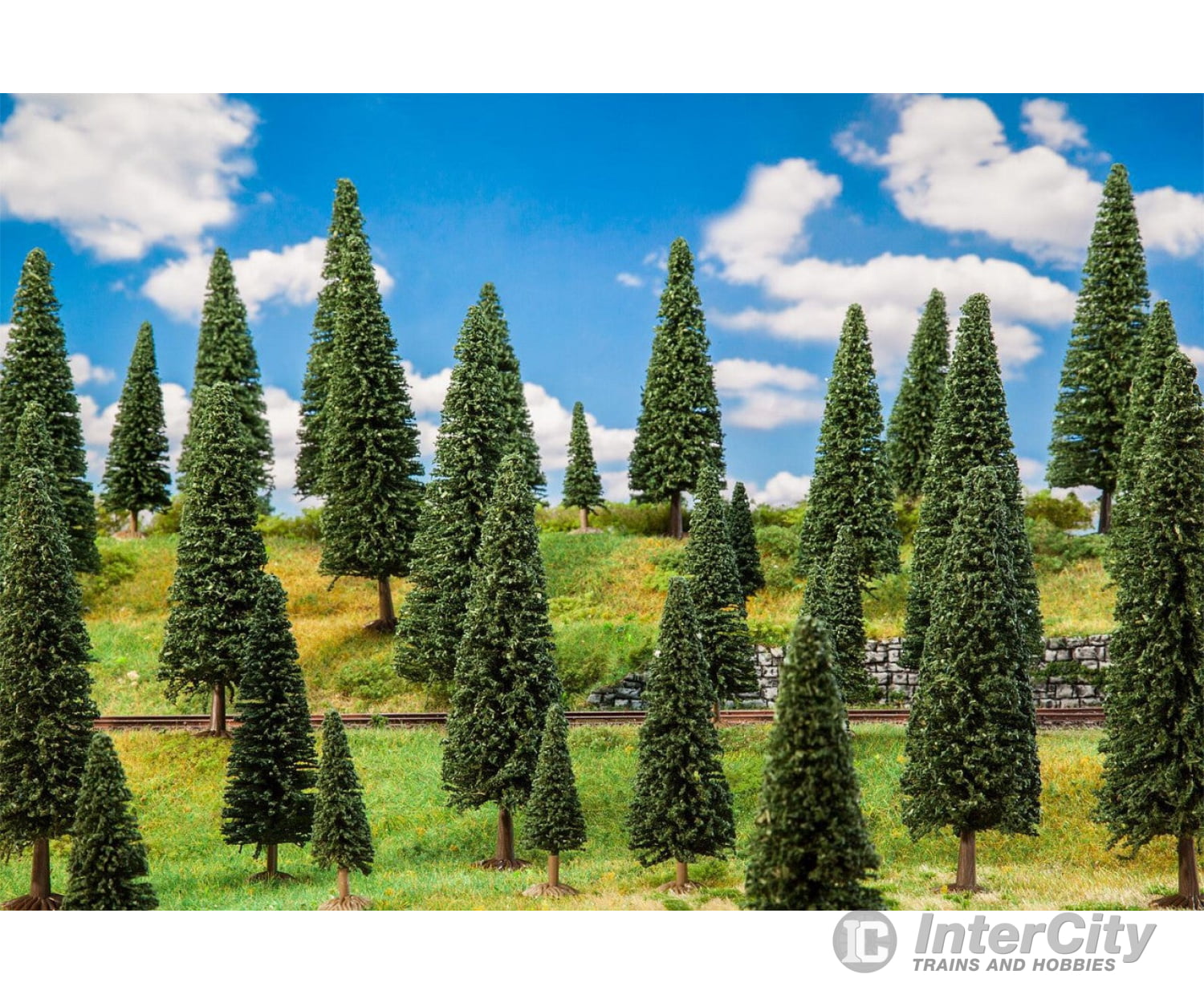 Faller 181539 Ho Tt 50 Firs Assorted Trees & Vegetation