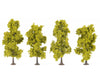 Faller 181579 HO 4 Deciduous trees light green - Trees & Vegetation