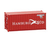 Faller 182001 Ho Hamburg Süd 20’ Container Freight Loads & Containers