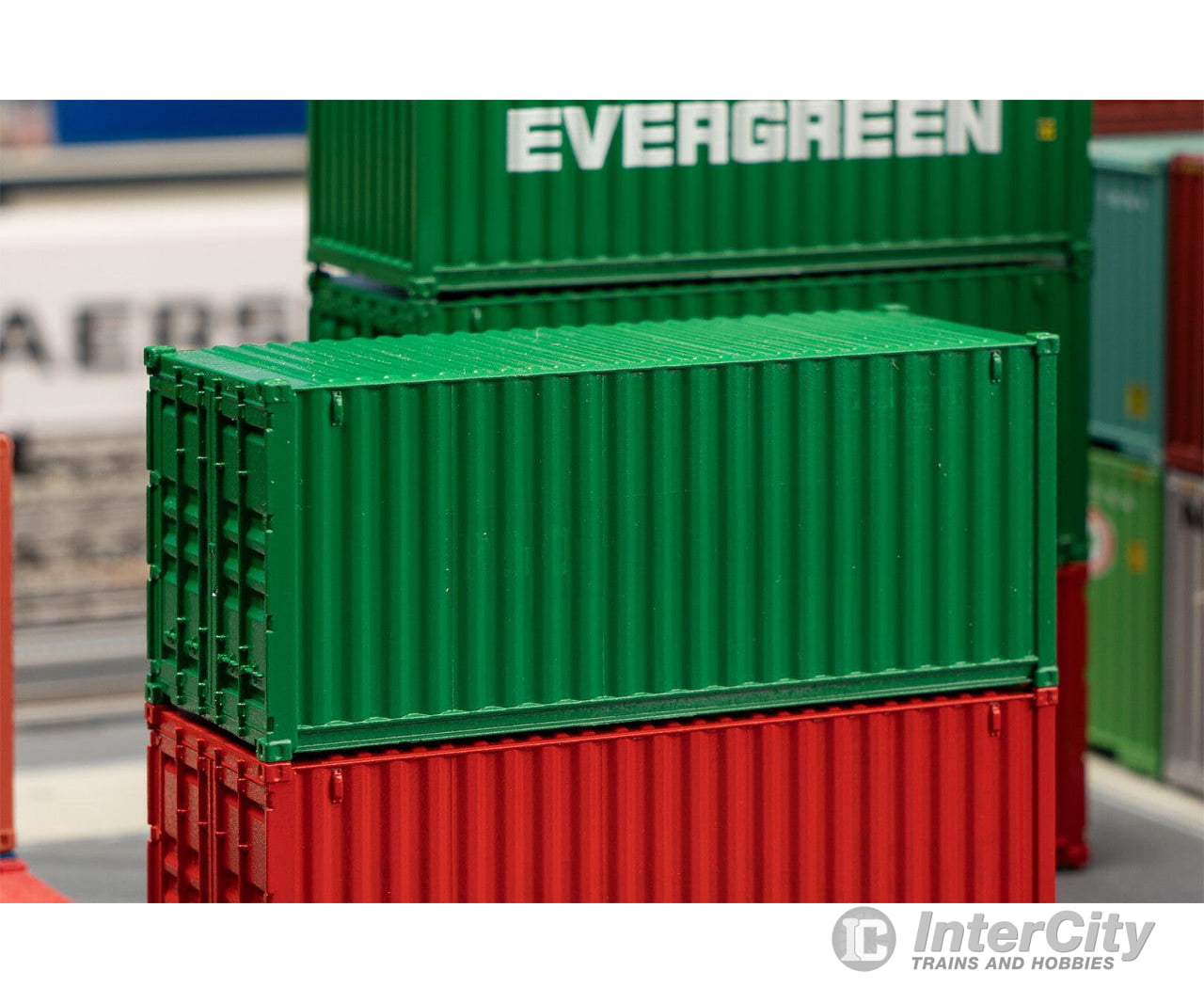 Faller 182002 Ho 20’ Container Green Freight Loads & Containers