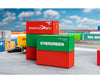 Faller 182051 Ho 20’ Container Set Of 5 Freight Loads & Containers