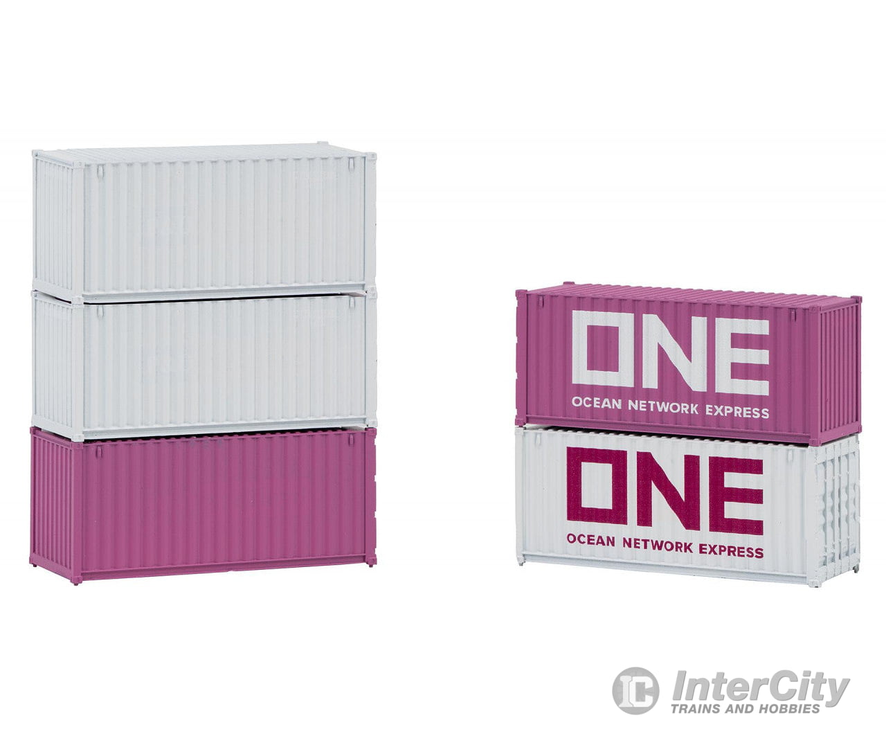 Faller 182052 Ho One 20’ Container Set Of 5 Freight Loads & Containers