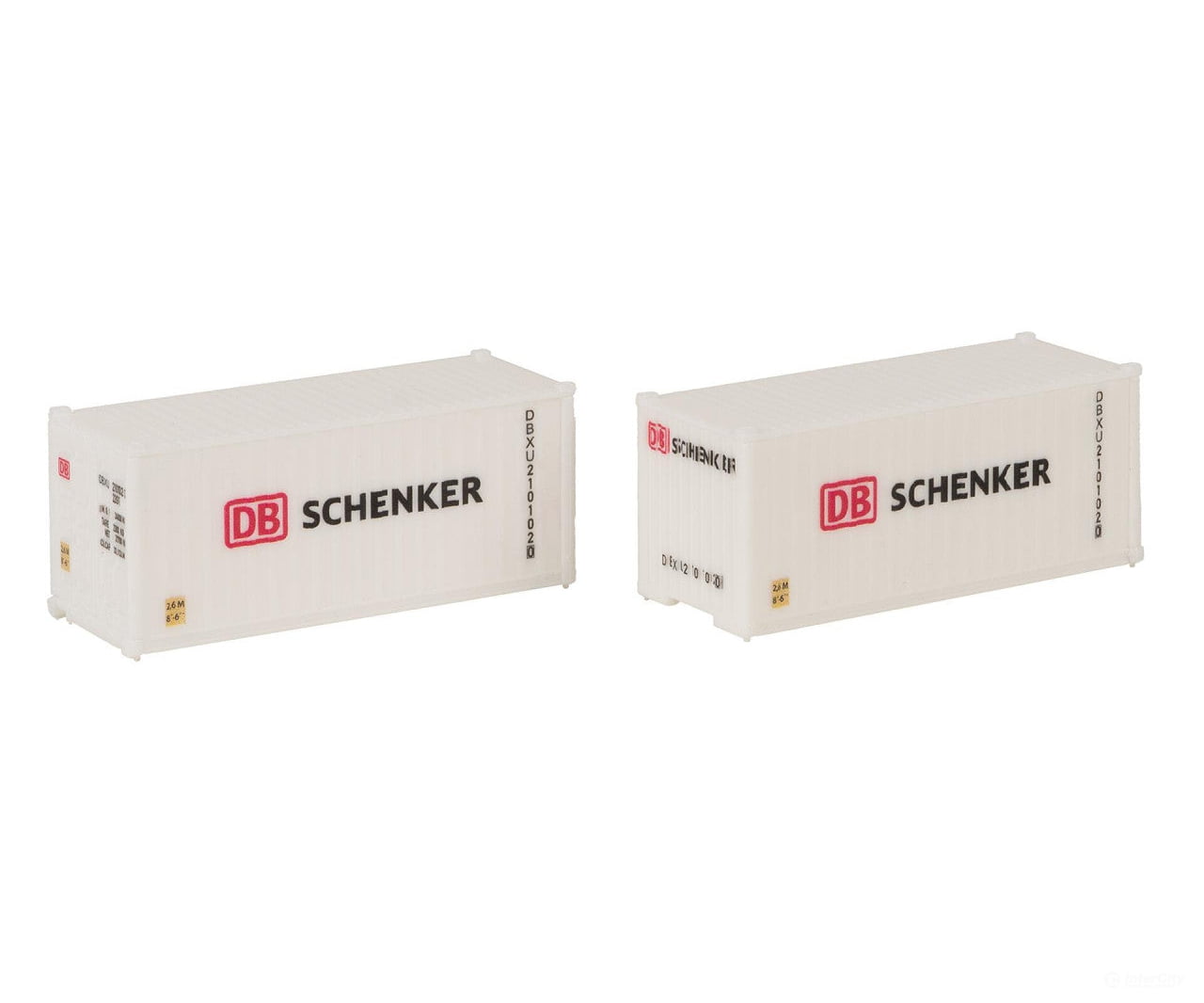 Faller 182053 Ho 20’ Container Db Set Of 2 Freight Loads & Containers