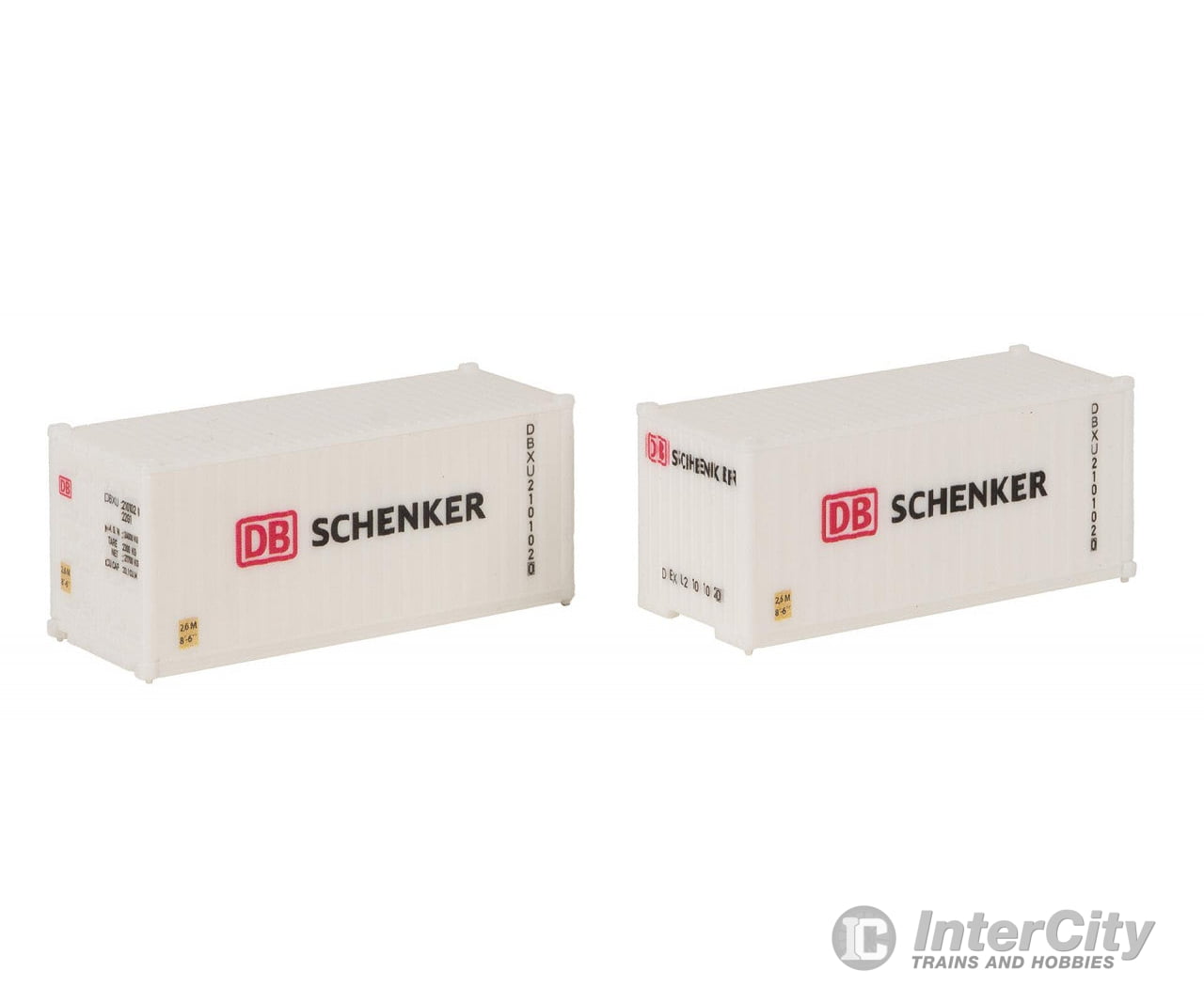 Faller 182053 Ho 20’ Container Db Set Of 2 Freight Loads & Containers