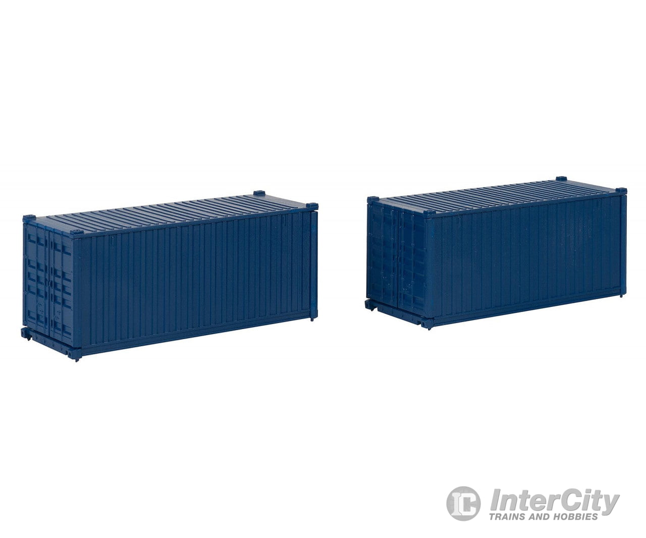 Faller 182054 Ho 20’ Container Blue Set Of 2 Freight Loads & Containers