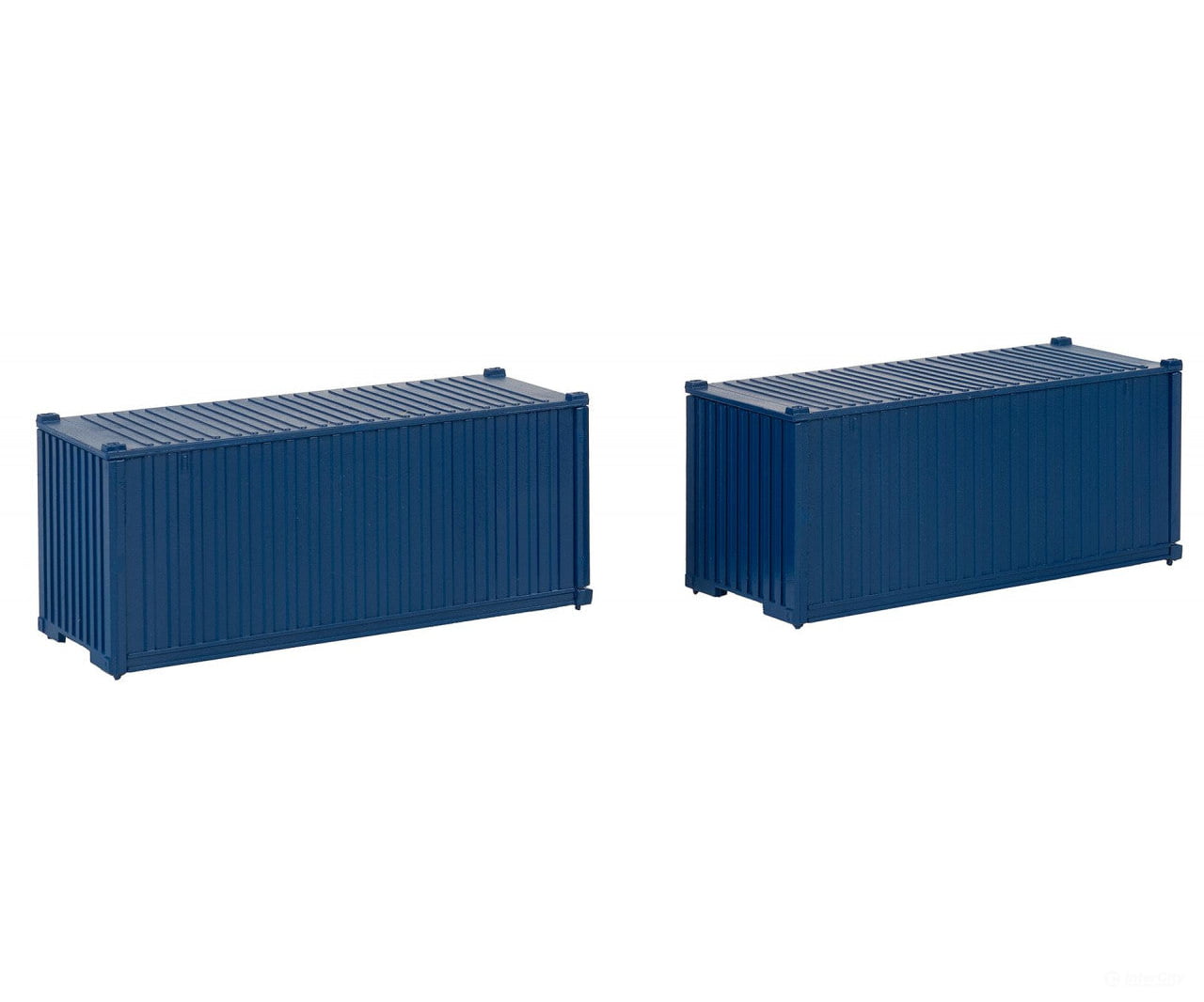 Faller 182054 Ho 20’ Container Blue Set Of 2 Freight Loads & Containers