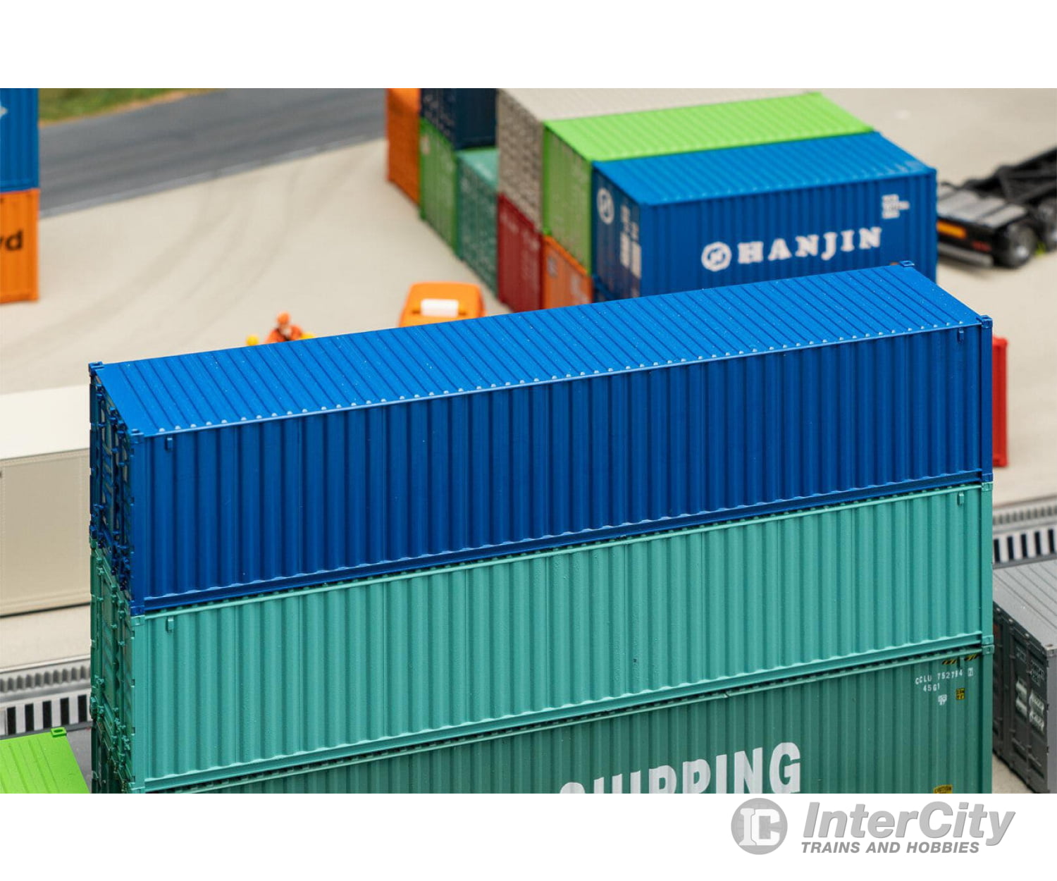 Faller 182102 Ho 40’ Container Blue Freight Loads & Containers