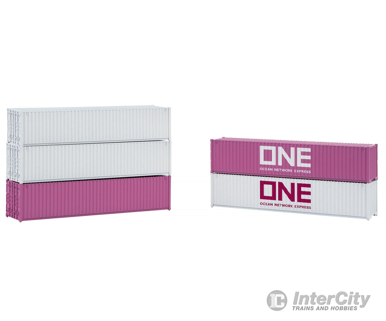 Faller 182152 Ho One 40’ Container Set Of 5 Freight Loads & Containers