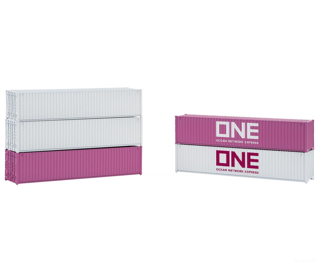 Faller 182152 Ho One 40’ Container Set Of 5 Freight Loads & Containers