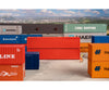 Faller 182154 Ho 40’ Container Red Set Of 2 Freight Loads & Containers
