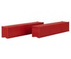 Faller 182154 Ho 40’ Container Red Set Of 2 Freight Loads & Containers