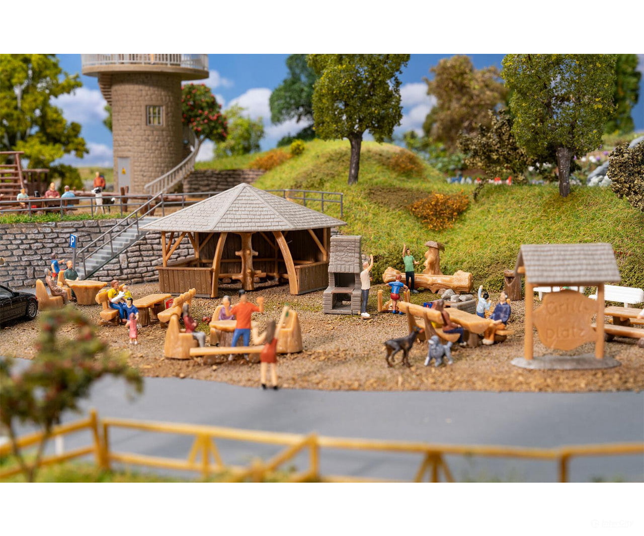 Faller 190036 Ho Adventure Playground Promotional-Set Structures