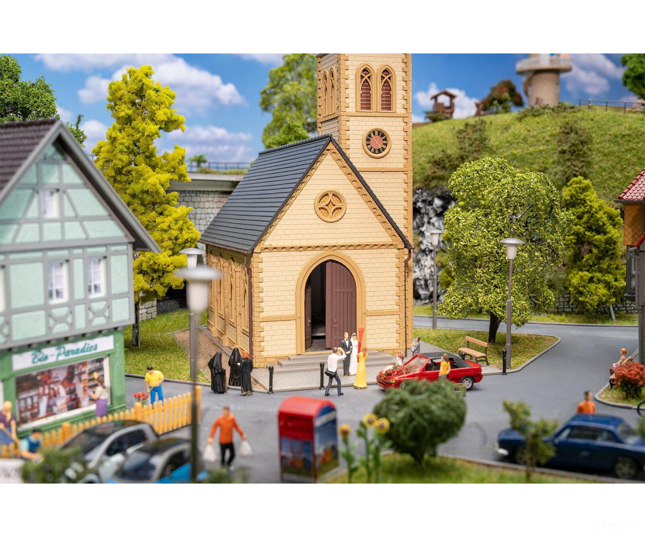 Faller 190038 Ho Village Life Promotional-Set Structures