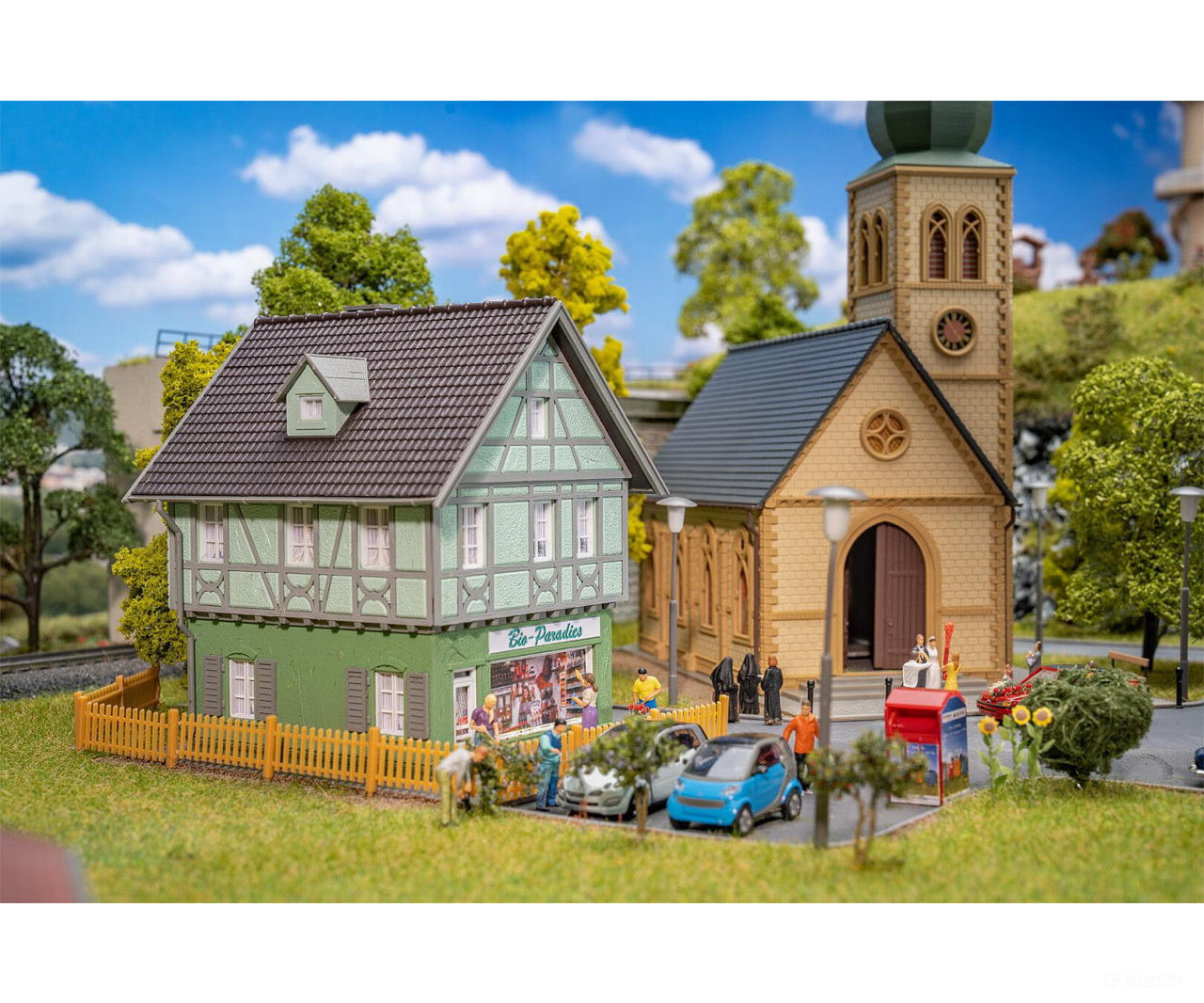 Faller 190038 Ho Village Life Promotional-Set Structures