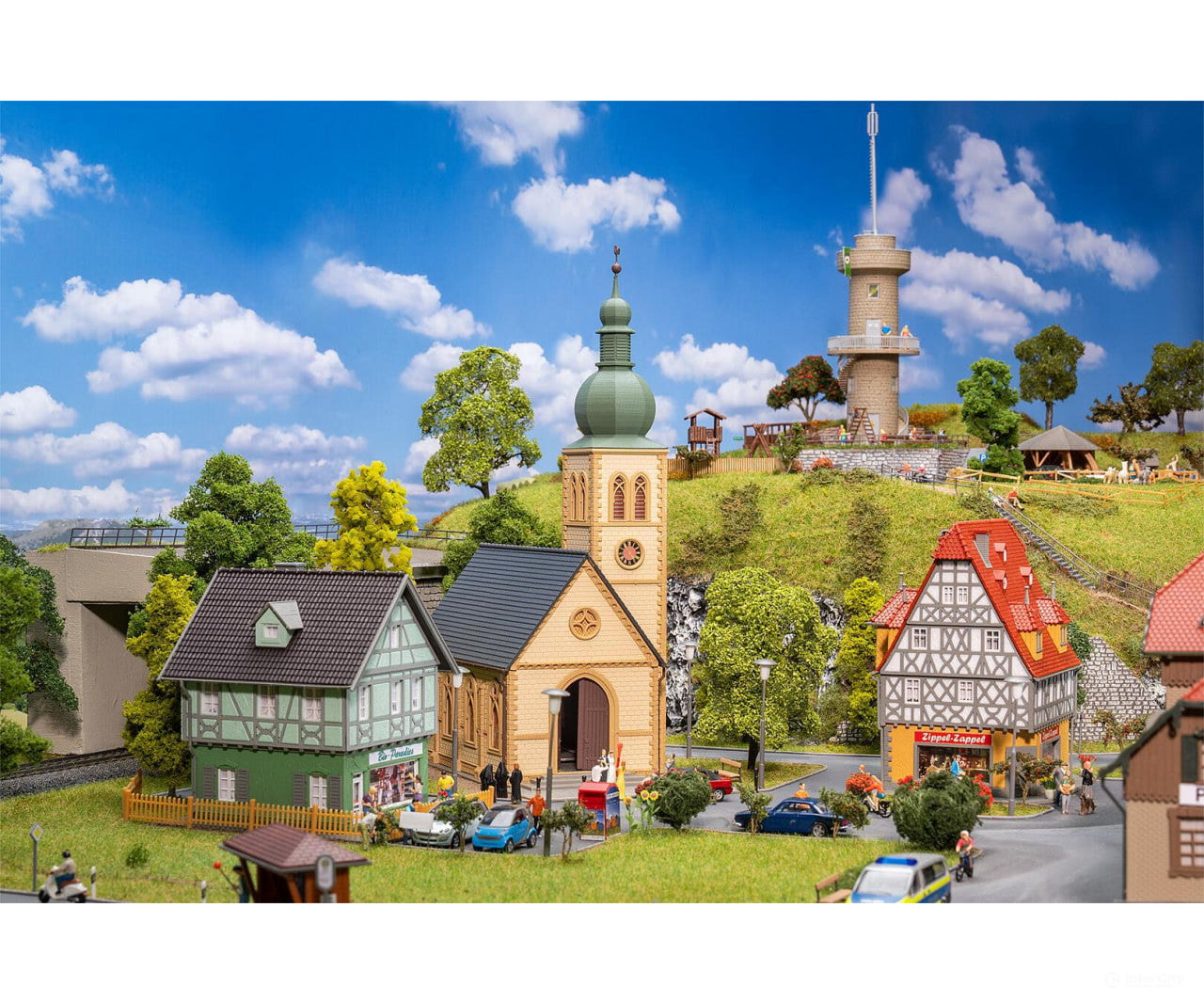 Faller 190038 Ho Village Life Promotional-Set Structures