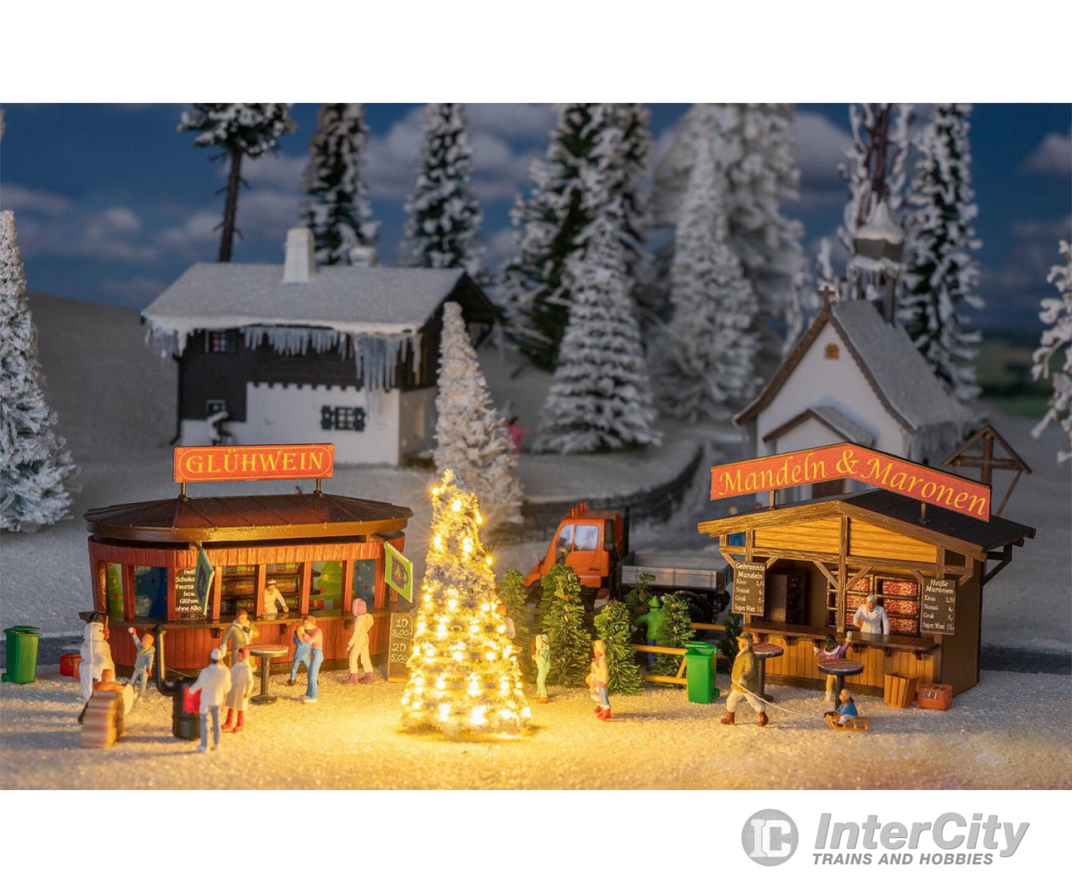 Faller 190092 Ho Anniversary Model 2 Christmas Market Stands Structures