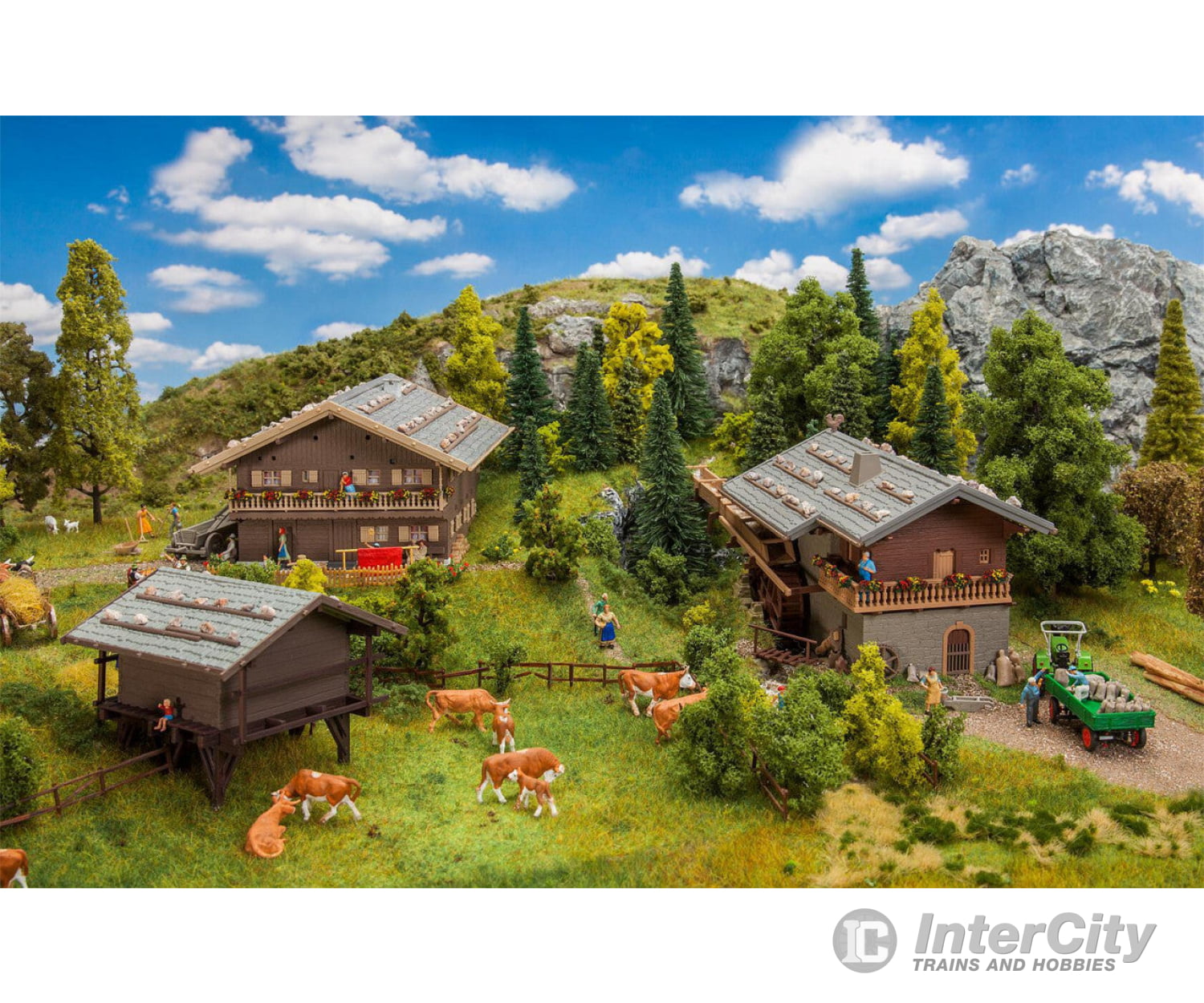 Faller 190139 Ho Alpine Village Promotional-Set Structures