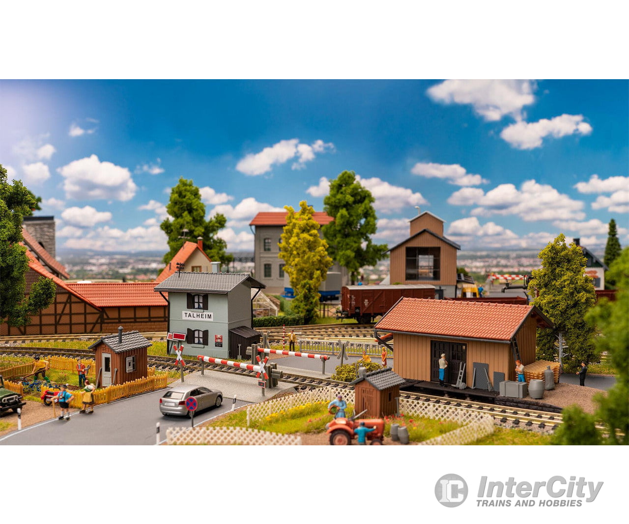 Faller 190141 Ho At The Level Crossing Promotional-Set Structures