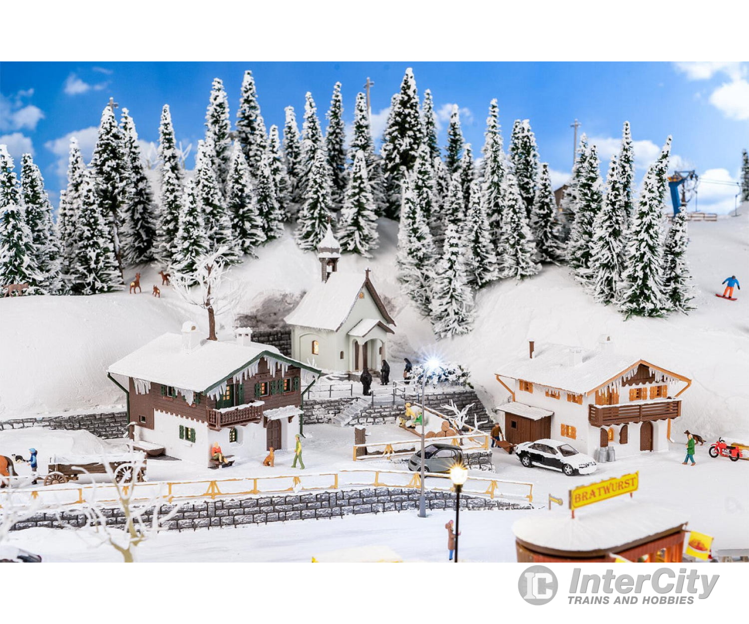 Faller 190142 Ho Winter In The Mountains Promotional-Set Structures