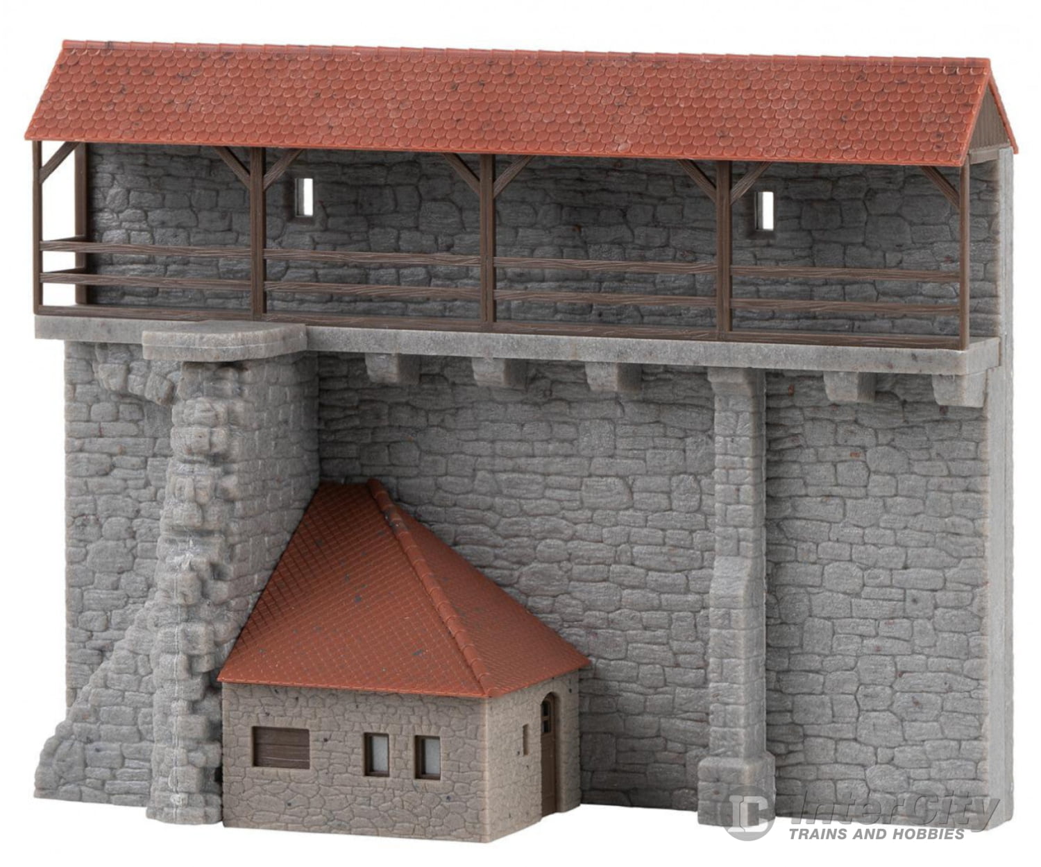 Faller 191790 Ho Old Town Wall With Extension Structures