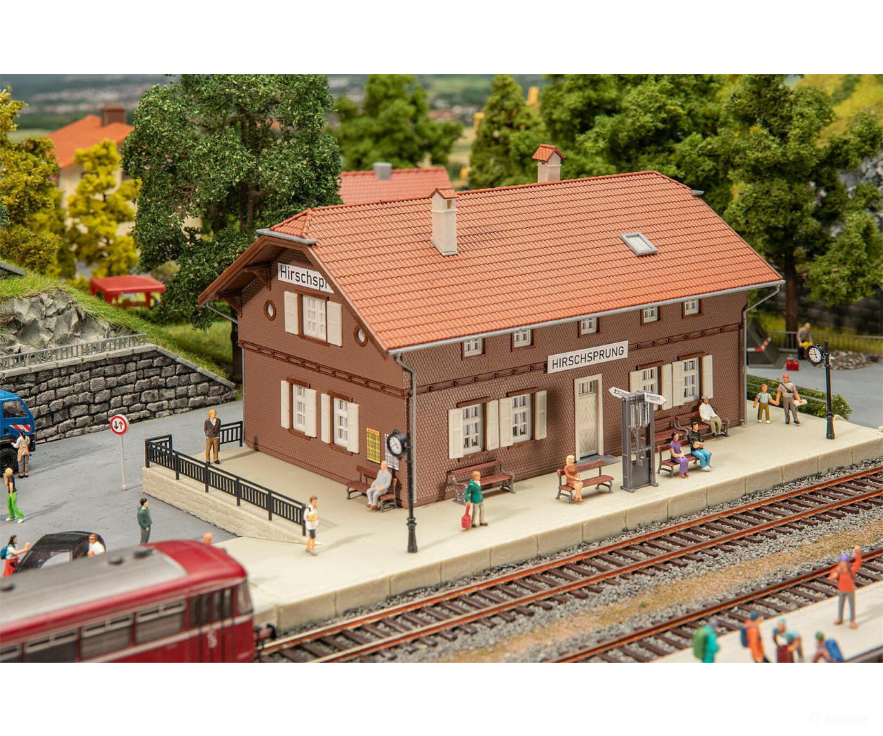 Faller 191822 Ho Hirschsprung Station Structures