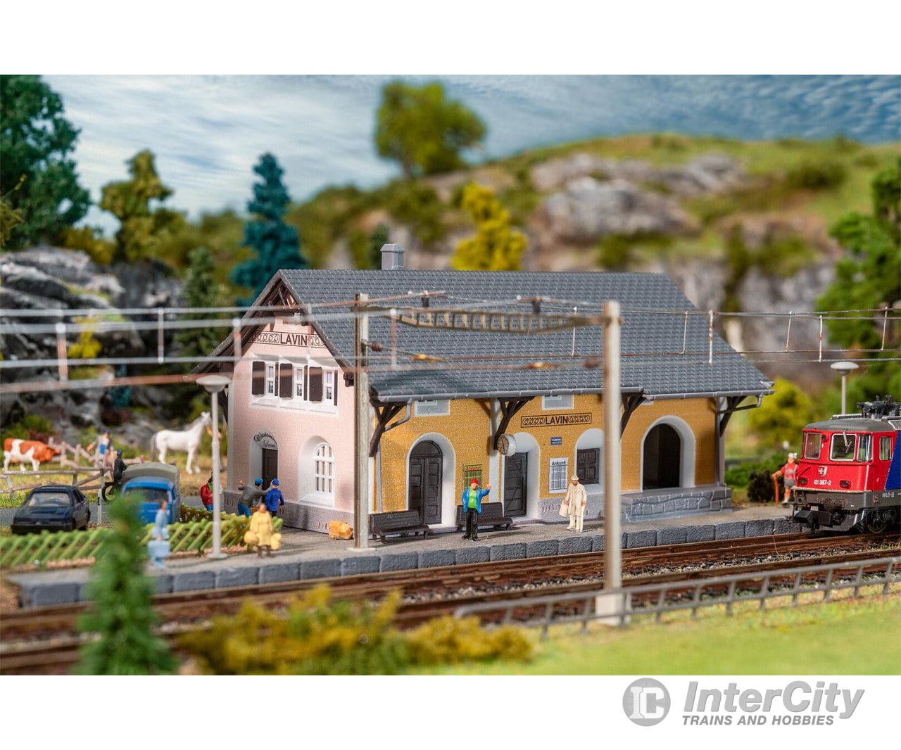 Faller 212128 N Lavin Railway station Structures