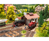 Faller 222104 N Segment Turntable With Engine Shed Structures