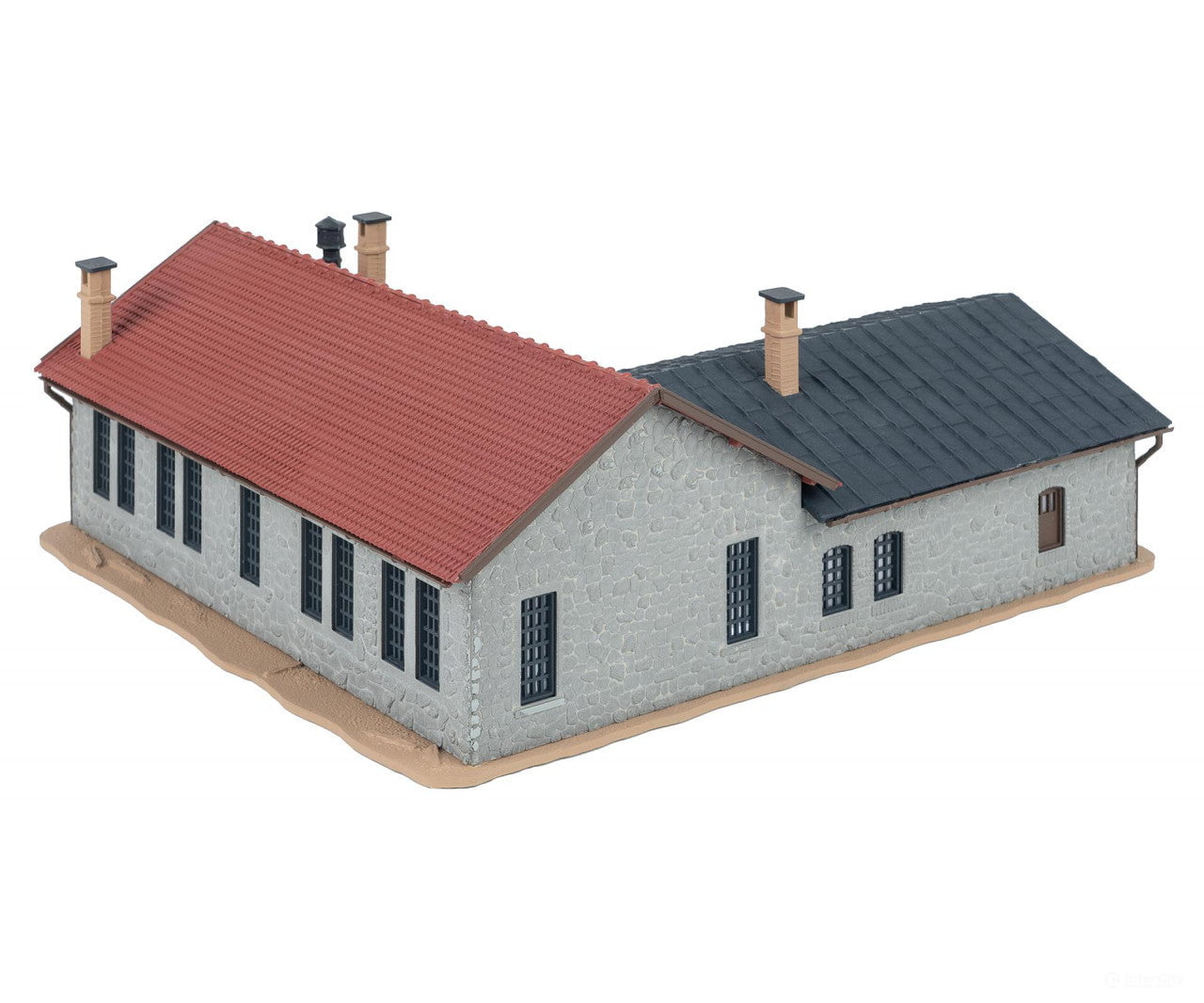 Faller 222106 N Two-stall locomotive shed with workshop Structures