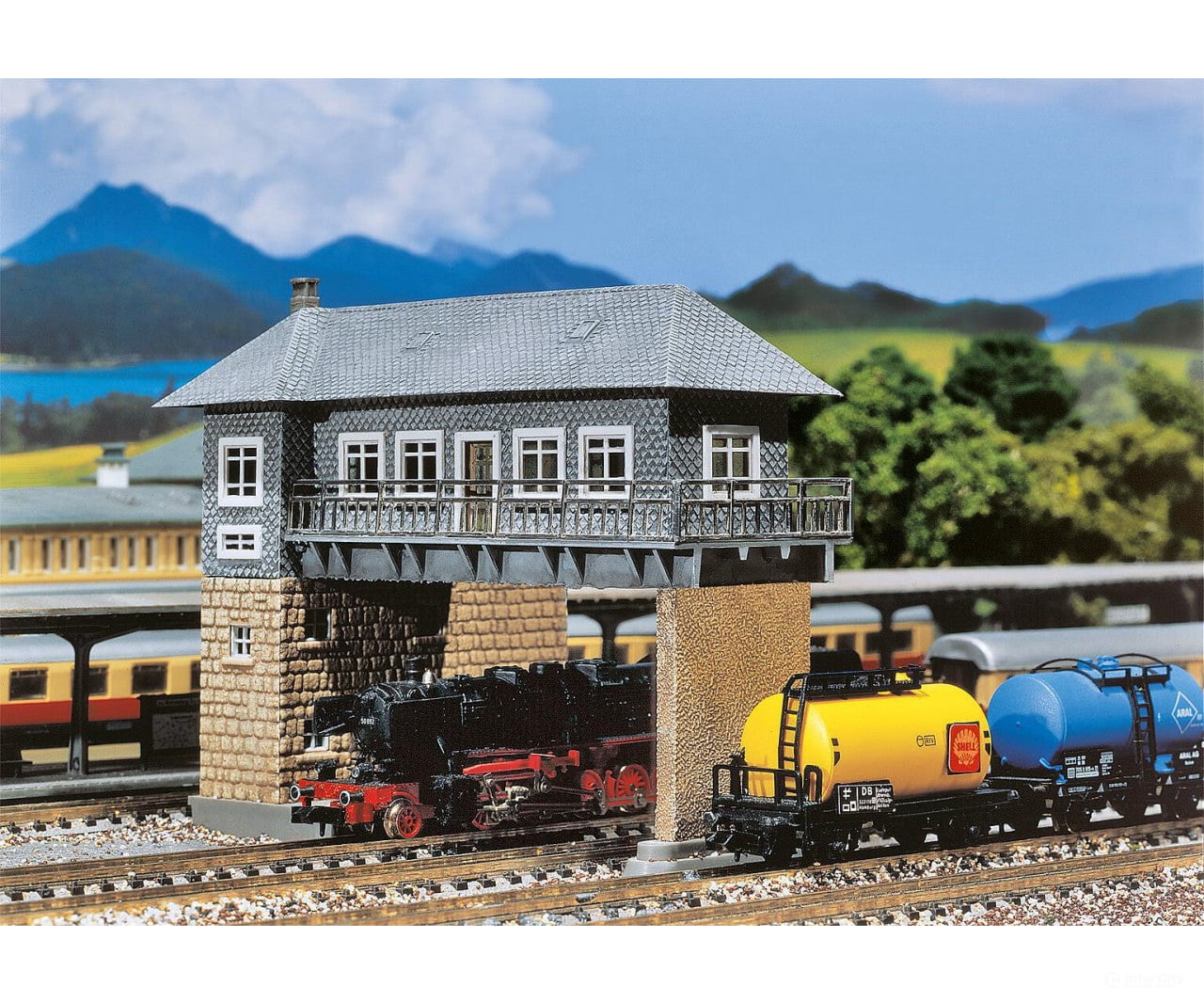 Faller 222160 N Brügge Overhead Signal Box Structures