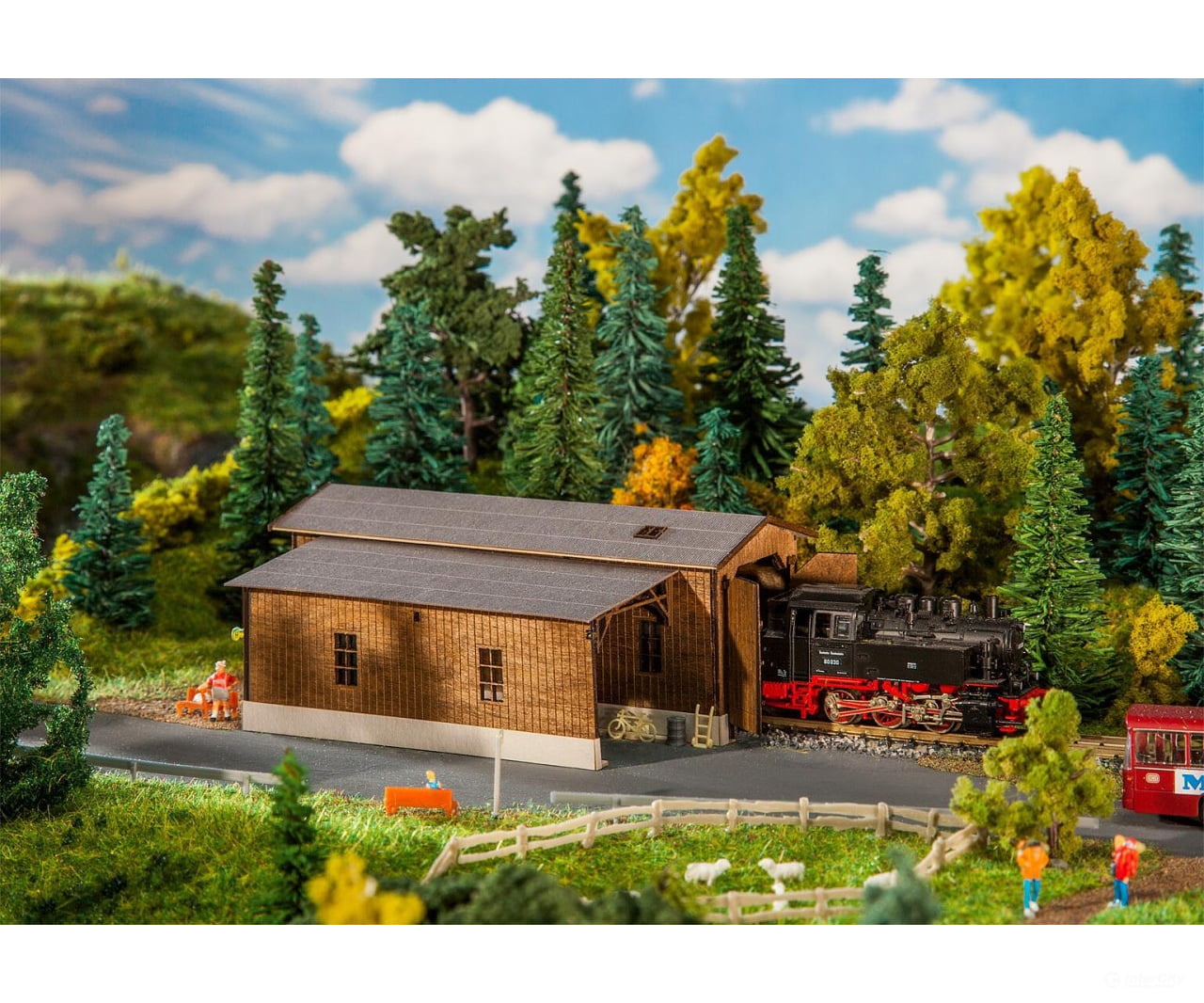 Faller 222167 N Oberharmersbach Railcar Depot Structures