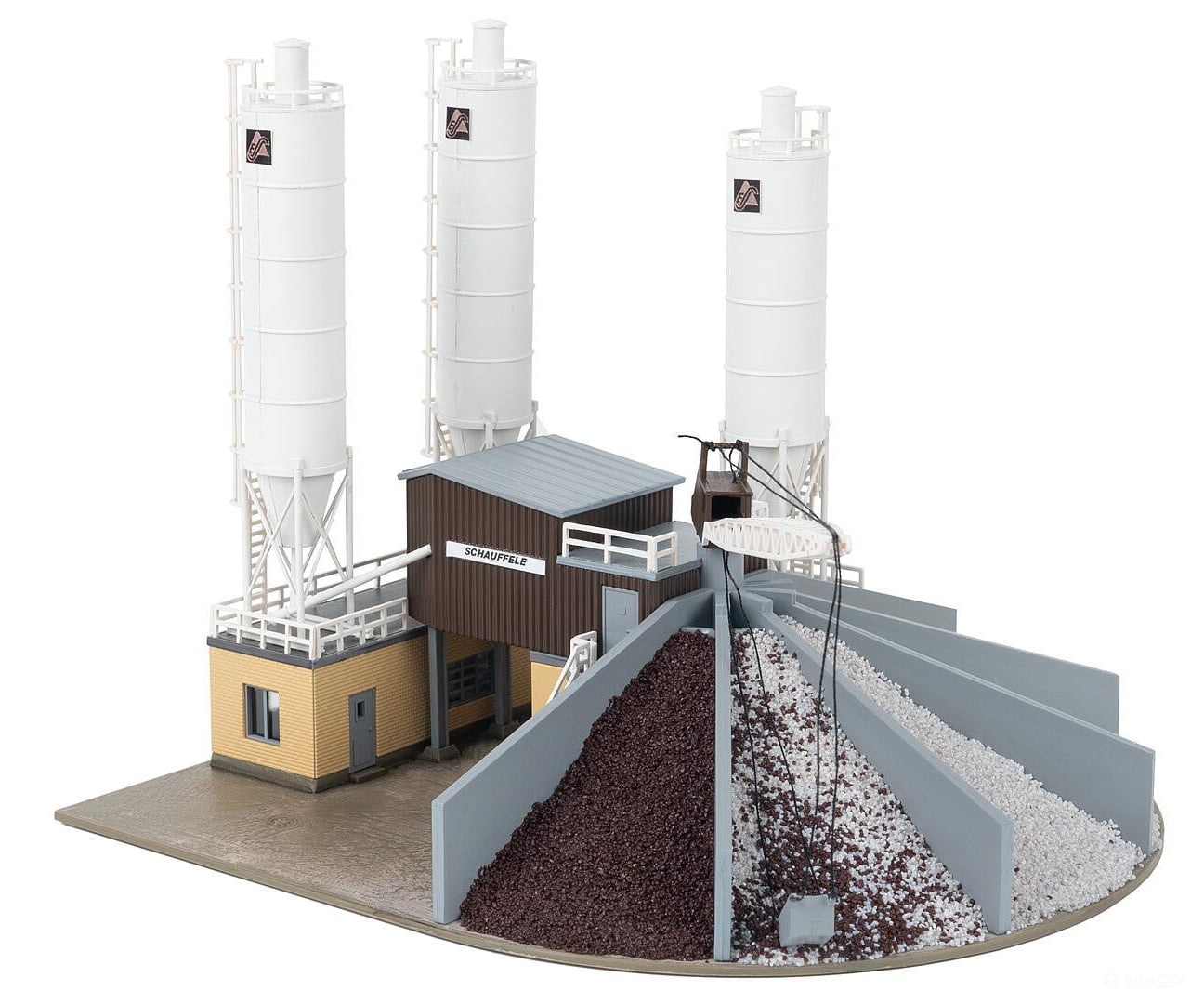 Faller 222228 N Concrete mixing plant with gravel loading silo Structures