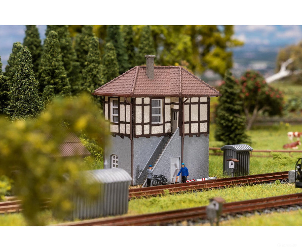 Faller 222239 N Block point with track decoration - Structures