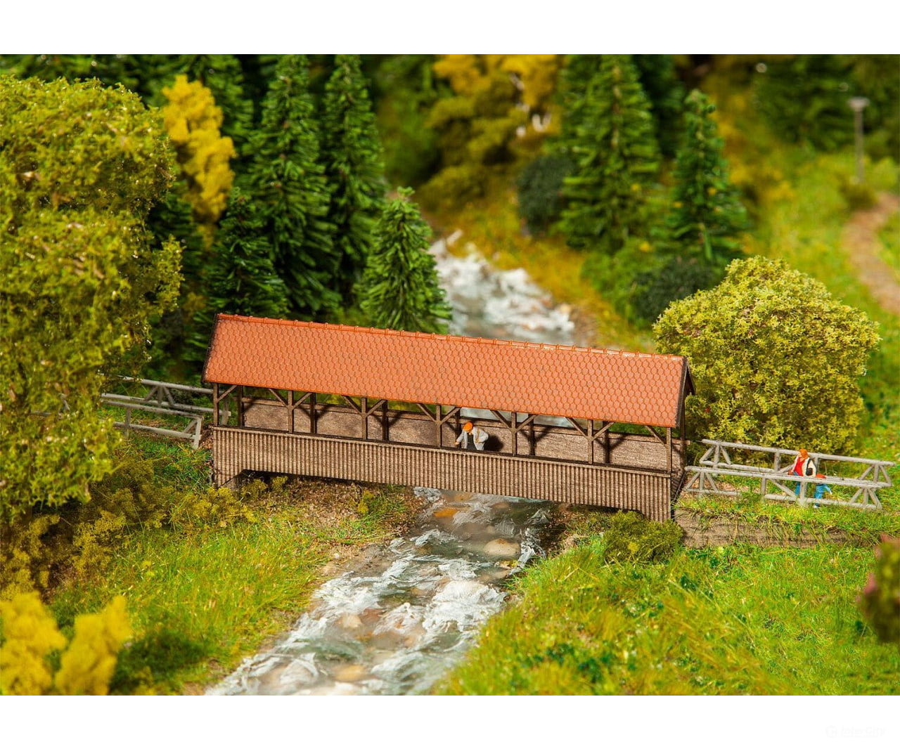 Faller 222574 N Roofed Pedestrian Bridge Structures