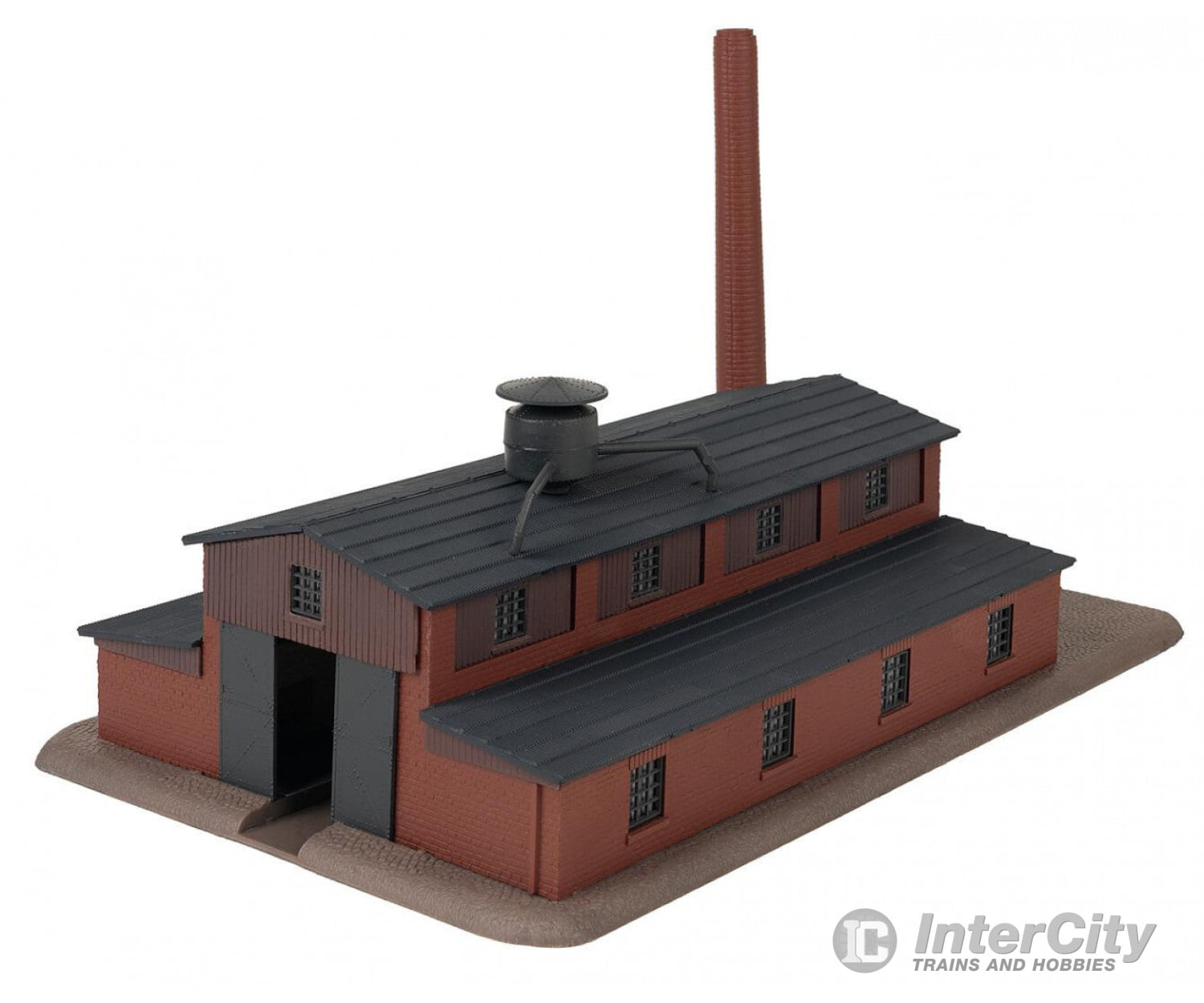 Faller 231720 N Factory With Chimney Structures