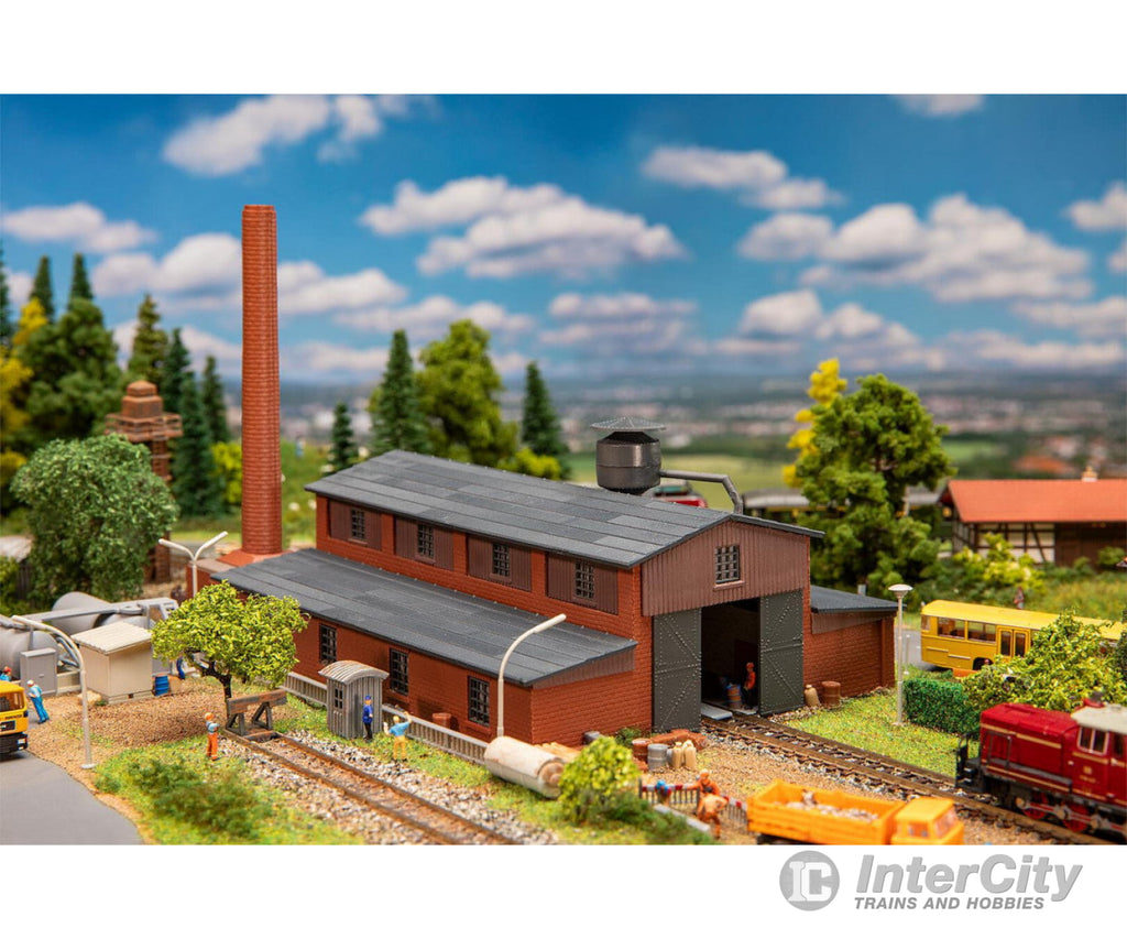 Faller 231720 N Factory With Chimney Structures