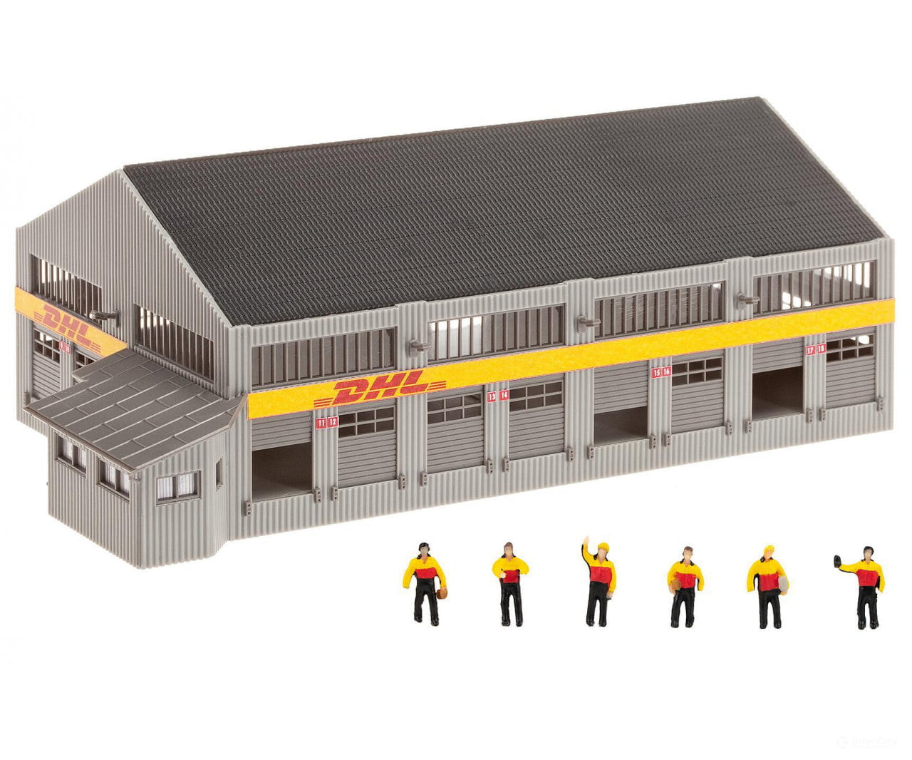 Faller 231733 N DHL Logistics centre with figures - Structures