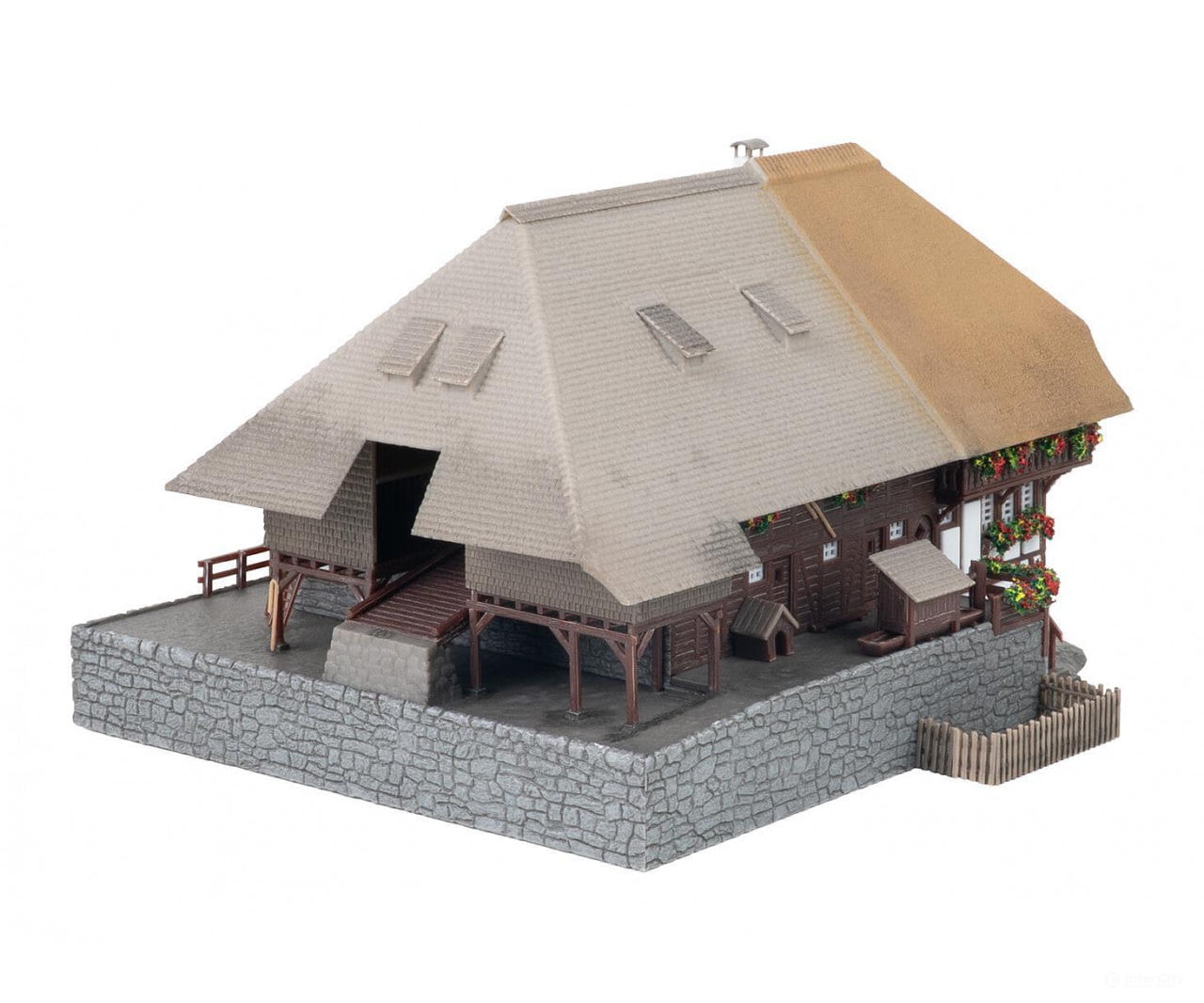 Faller 232010 N Schwarzwaldhof with 2 figures Anniversary model - Structures