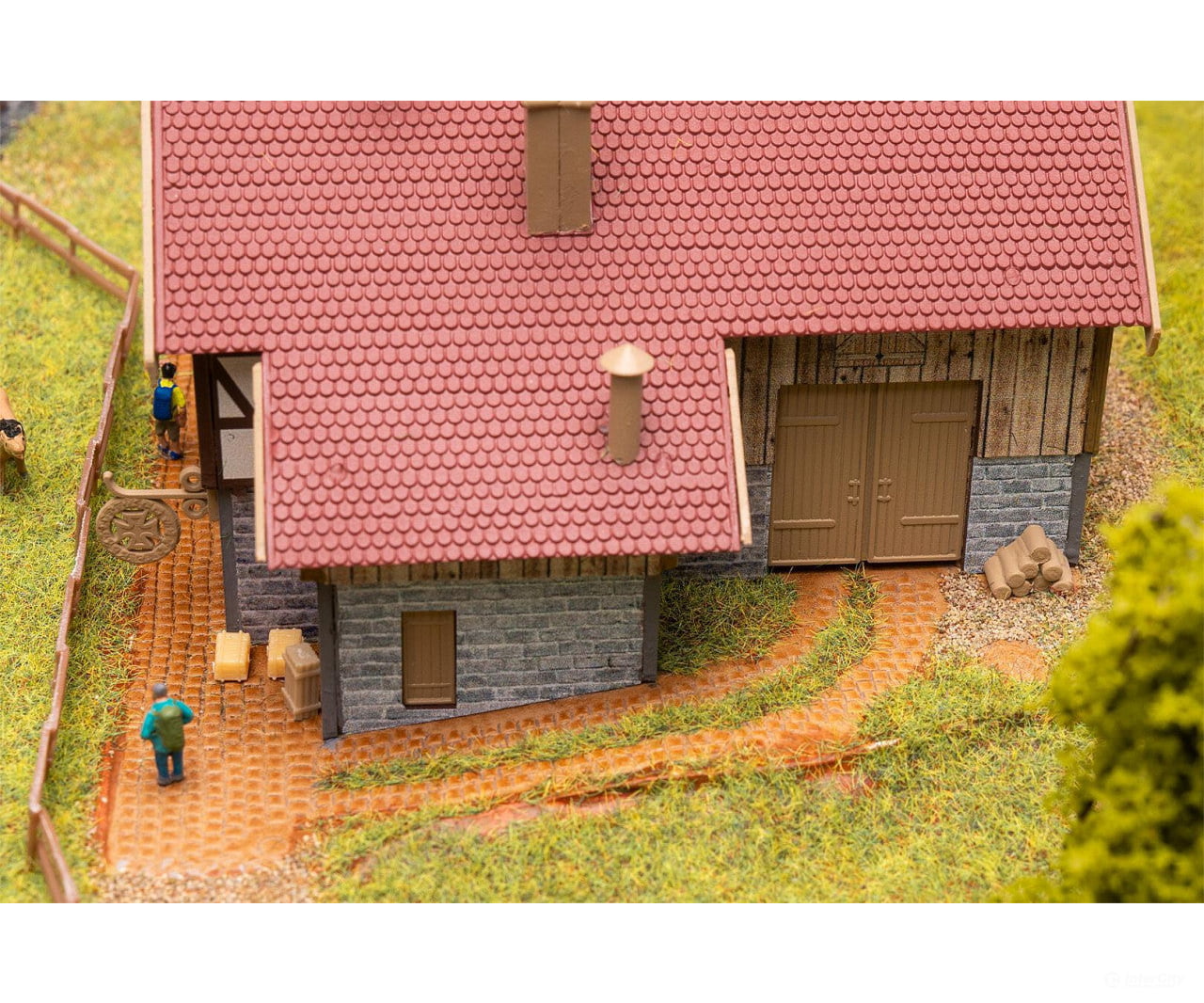 Faller 232138 N Zur Post Inn with beer garden - Structures